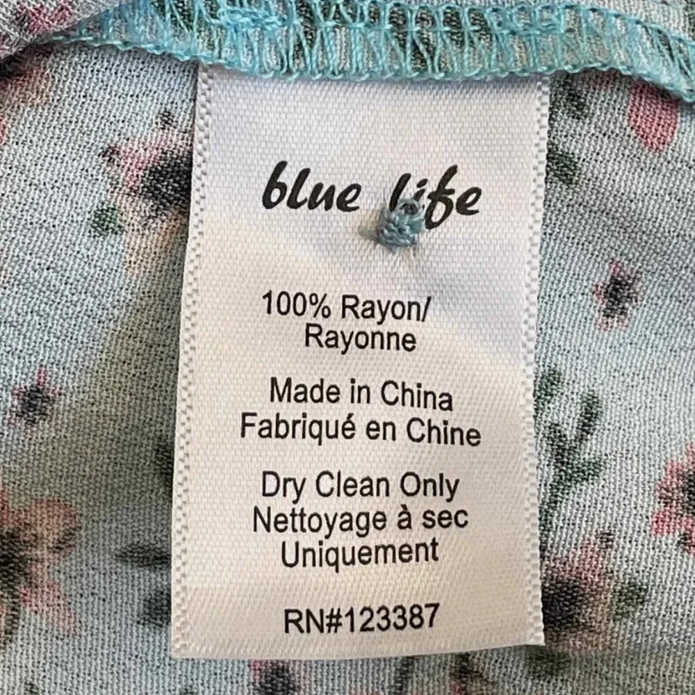 Blue Life x Planet Blue Yari Romper in Blue Floral